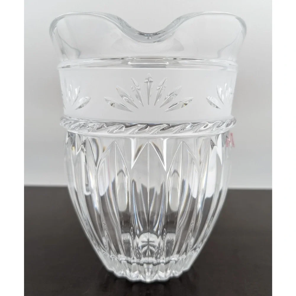Vintage Cristal D'Arques Durand Carthage Crystal Pitcher France 48OZ in Box